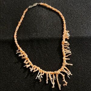 Coral Beaded Necklace